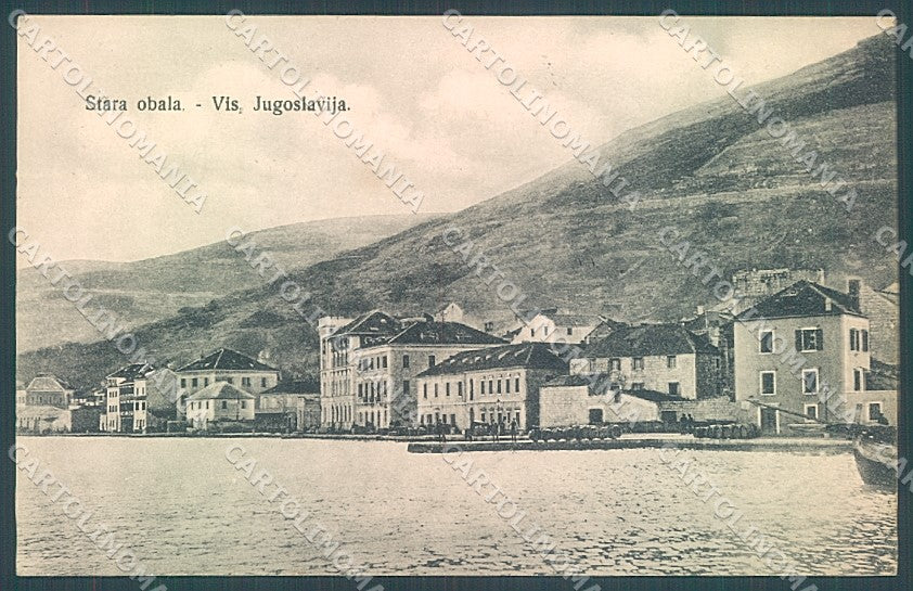 Croatia Croazia Vis Stara Obala cartolina JK3962 – fronte