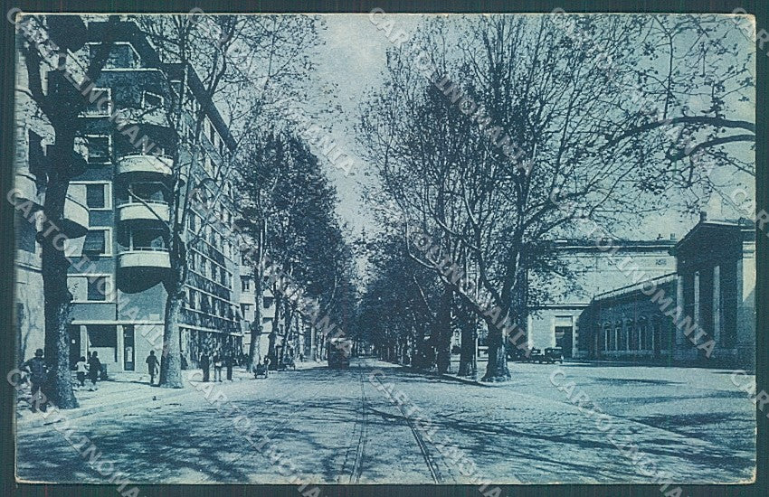 Croatia Croazia Fiume Viale Camicie Nere Tram cartolina JK3966 – fronte