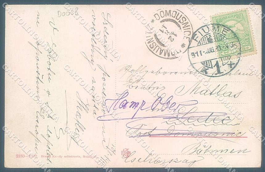 Croatia Croazia Fiume cartolina JK3967 – retro