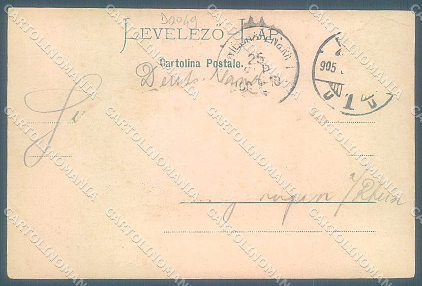 Croatia Croazia Fiume Governo Marittimo Stengel 4740 PIEGHINA cartolina JK3979 – retro