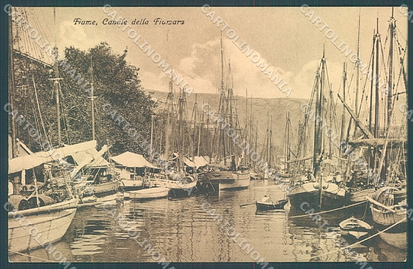 Croatia Croazia Fiume Canale Fiumara cartolina JK3982 – fronte