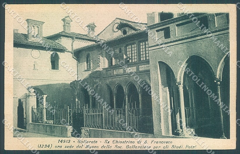 Varese Gallarate Chiostrino S. Francesco cartolina JK3988 – fronte