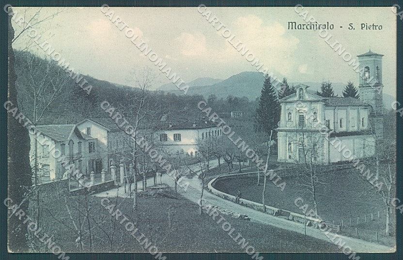 Varese Marchirolo Chiesa San Pietro cartolina JK3990 – fronte