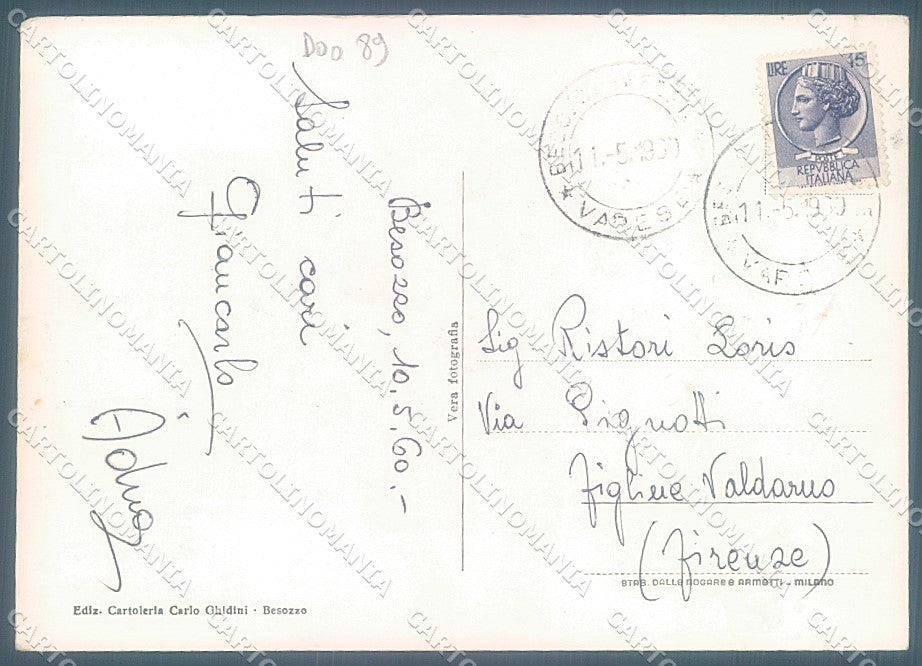 Varese Besozzo Foto FG cartolina JK3994 – retro