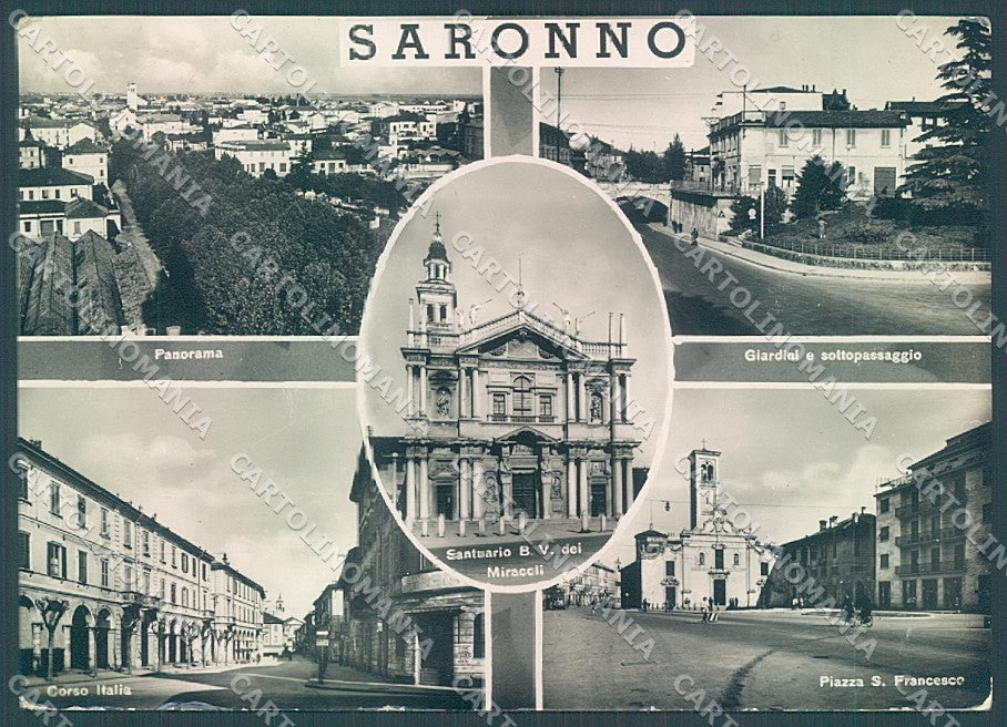 Varese Saronno Santuario Foto FG cartolina JK3996 – fronte