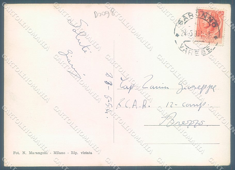 Varese Saronno Santuario Foto FG cartolina JK3996 – retro
