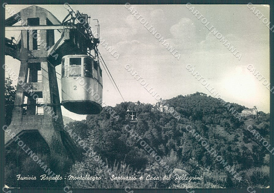 Genova Rapallo Funivia Santuario Casa del Pellegrino Foto FG cartolina JK3998 – fronte