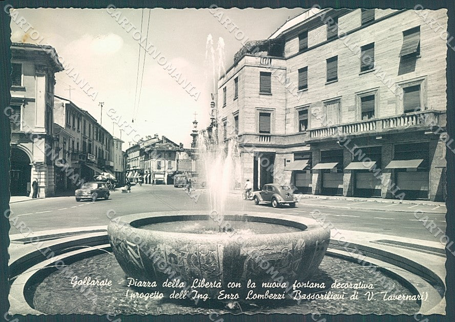 Varese Gallarate Piazza della Libertà Foto FG cartolina JK3999 – fronte