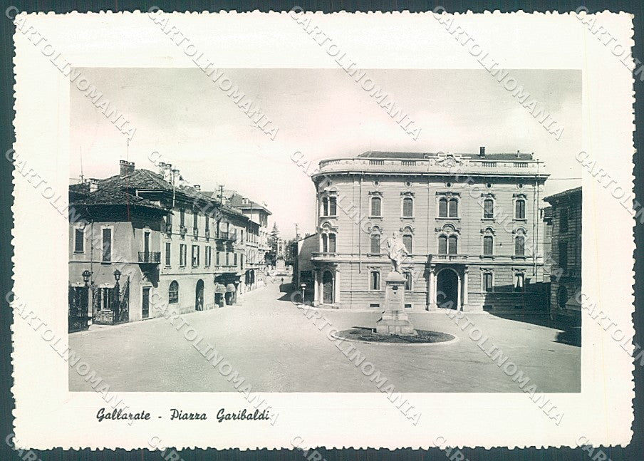Varese Gallarate Piazza Garibaldi Foto FG cartolina JK4005 – fronte