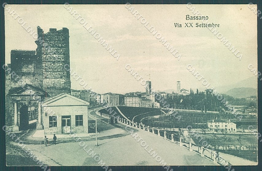 Vicenza Bassano del Grappa Viale XX Settembre Modiano 78974 cartolina JK4011 – fronte