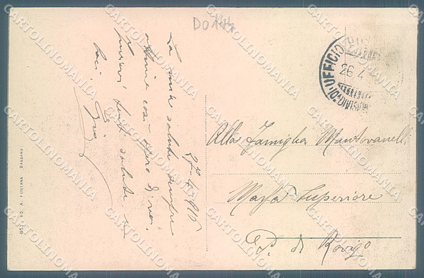 Vicenza Bassano del Grappa Via XX Settembre cartolina JK4016 – retro