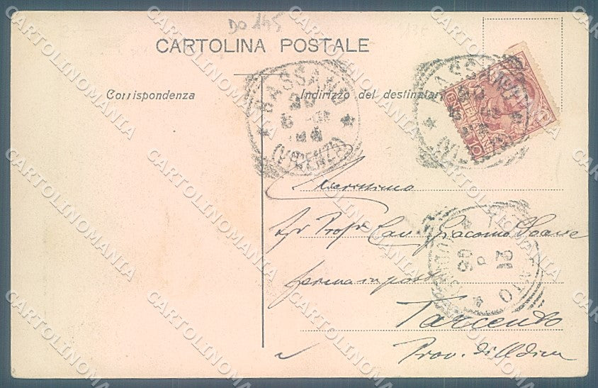 Vicenza Bassano del Grappa Via XX Settembre cartolina JK4017 – retro