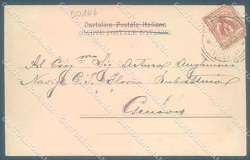 Vicenza Bassano del Grappa Castello Eccelini cartolina JK4018 – retro