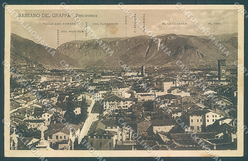 Vicenza Bassano del Grappa cartolina JK4019 – fronte