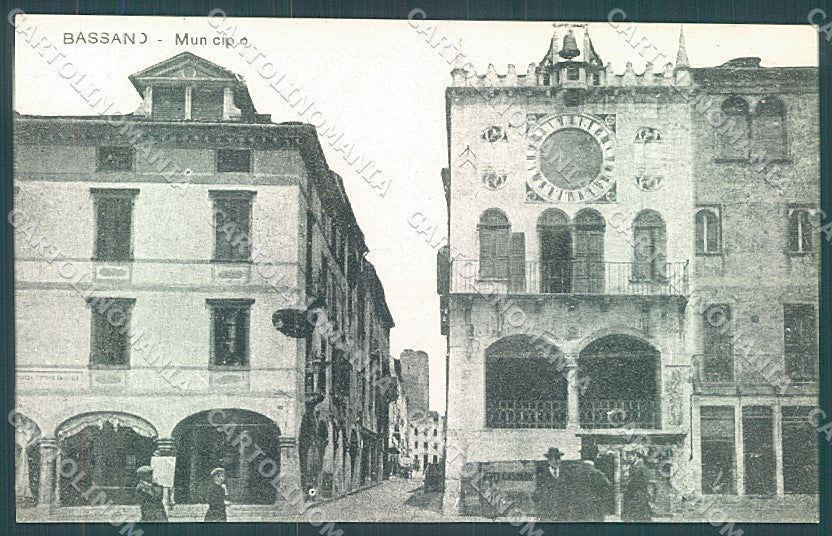 Vicenza Bassano del Grappa Municipio cartolina JK4023 – fronte