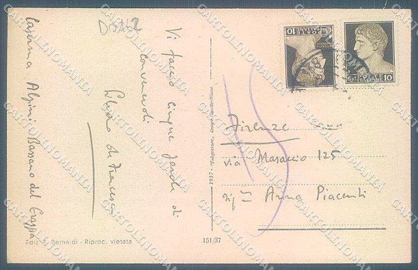 Vicenza Bassano del Grappa cartolina JK4024 – retro