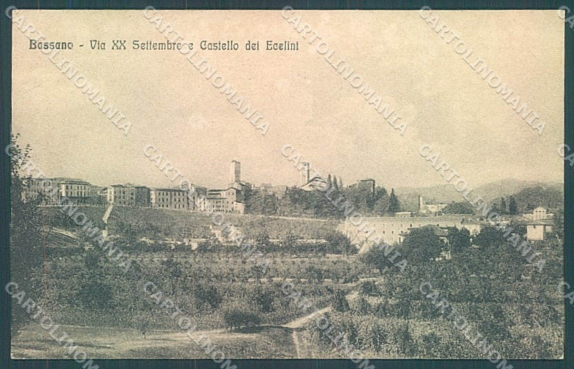 Vicenza Bassano del Grappa Castello Eccelini cartolina JK4026 – fronte