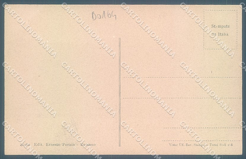 Vicenza Bassano del Grappa Castello Eccelini cartolina JK4026 – retro