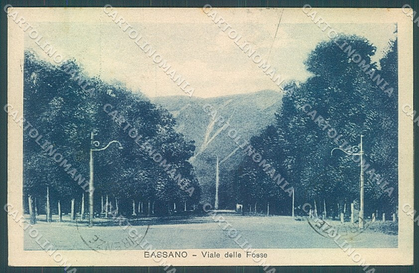 Vicenza Bassano del Grappa Viale delle Fosse cartolina JK4032 – fronte