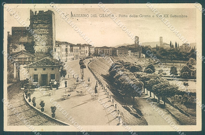Vicenza Bassano del Grappa Porta delle Grazie cartolina JK4035 – fronte