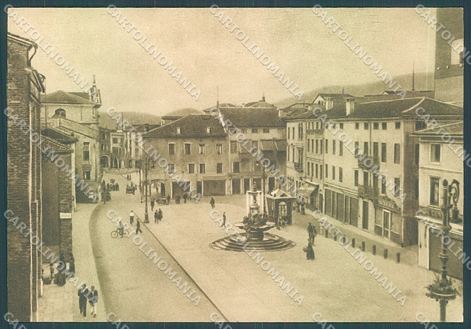 Vicenza Bassano del Grappa Piazza Garibaldi FG cartolina JK4041 – fronte
