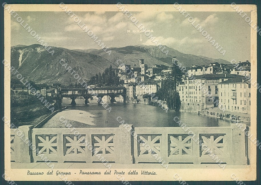Vicenza Bassano del Grappa Ponte della Vittoria FG cartolina JK4046 – fronte