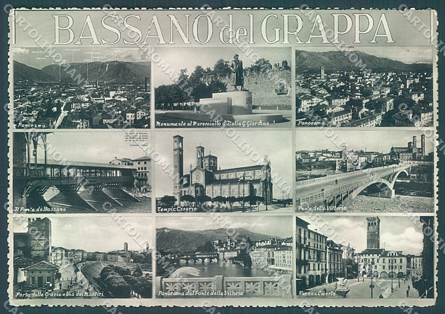 Vicenza Bassano del Grappa Ponte Vittoria Foto FG cartolina JK4058 – fronte