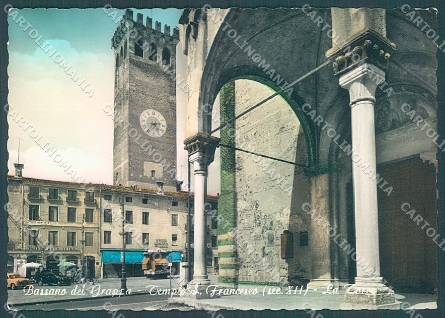Vicenza Bassano del Grappa Tempio San Francesco Foto FG cartolina JK4059 – fronte