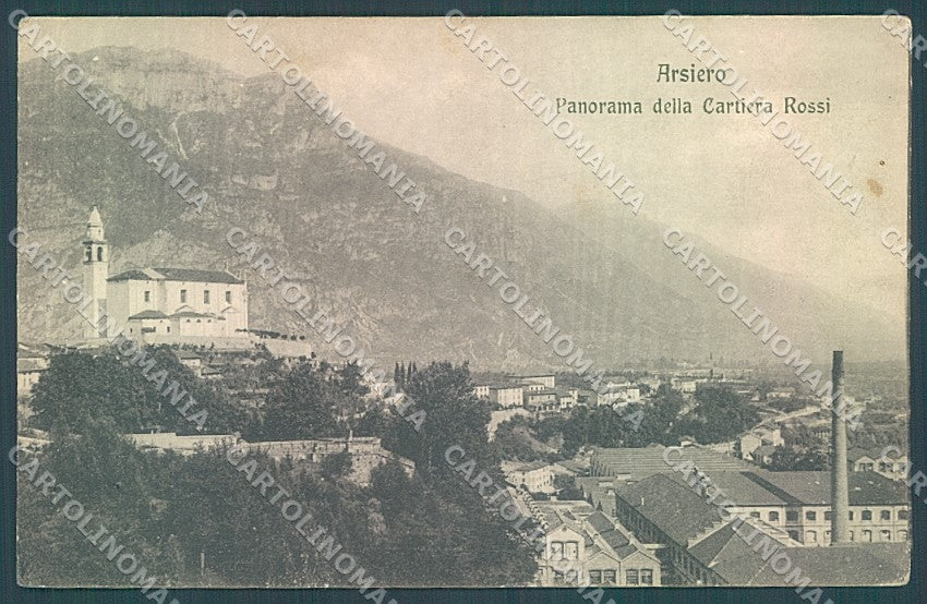 Vicenza Arsiero Cartiera Rossi cartolina JK4064 – fronte