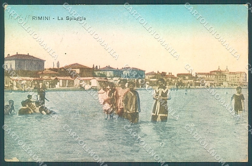 Rimini Città Spiaggia ANGOLO ABRASO cartolina JK4074 – fronte