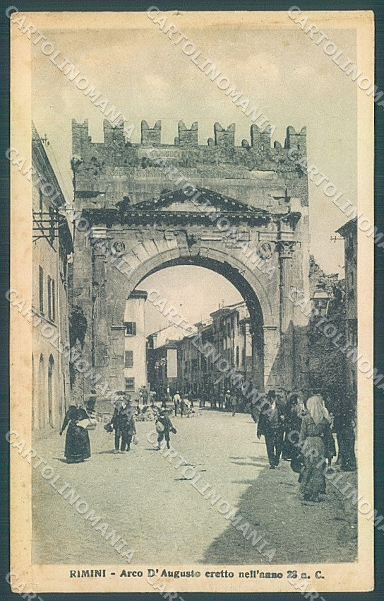Rimini Città Arco Augusto cartolina JK4078 – fronte