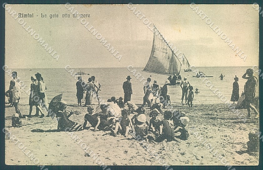 Rimini Città Spiaggia cartolina JK4079 – fronte