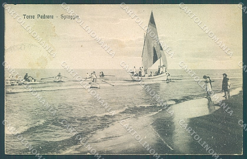 Rimini Torre Pedrera Spiaggia cartolina JK4086 – fronte