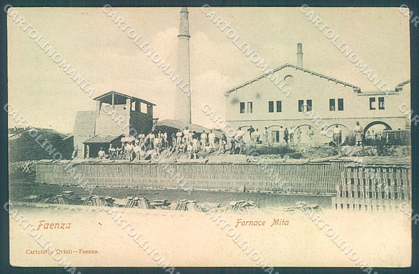 Ravenna Faenza Fornaci Mita cartolina JK4088 – fronte
