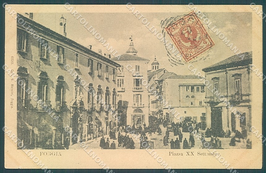 Foggia Città Piazza XX Settembre cartolina JK4092 – fronte