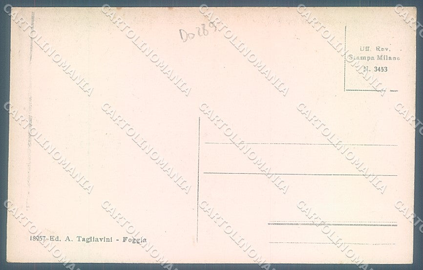 Foggia Città Piazza Lanza cartolina JK4093 – retro
