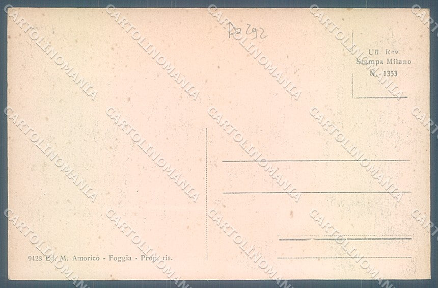 Foggia Città Piazza Cavour cartolina JK4095 – retro