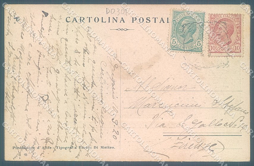 Caserta San Gregorio d'Alife saluti da cartolina JK4096 – retro