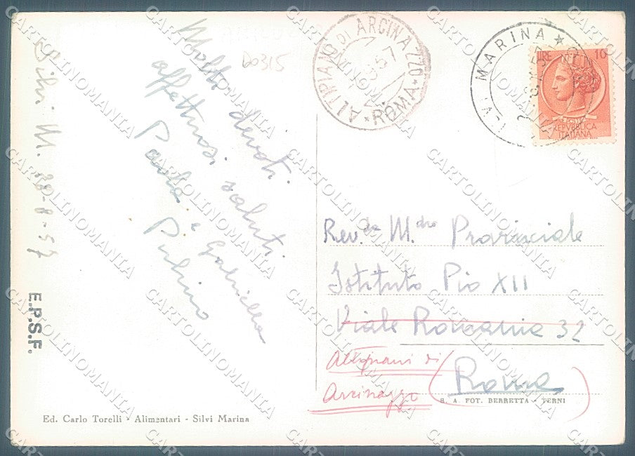 Teramo Silvi Marina Foto FG cartolina JK4100 – retro