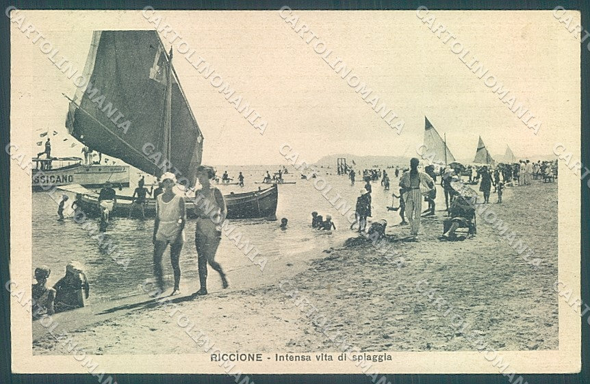 Rimini Riccione Spiaggia cartolina JK4103 – fronte
