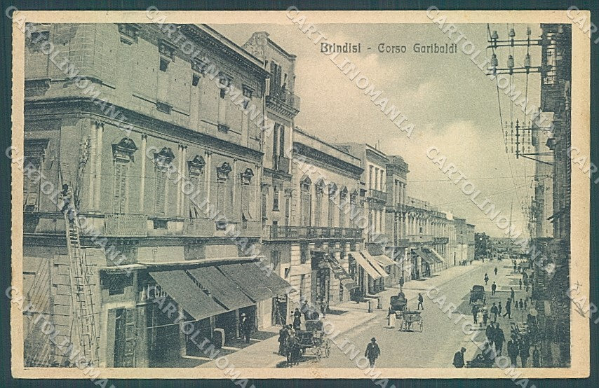 Brindisi Città Corso Garibaldi cartolina JK4112 – fronte