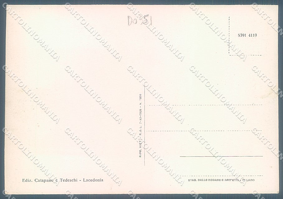 Avellino Lacedonia Cattedrale saluti da FG cartolina JK4118 – retro