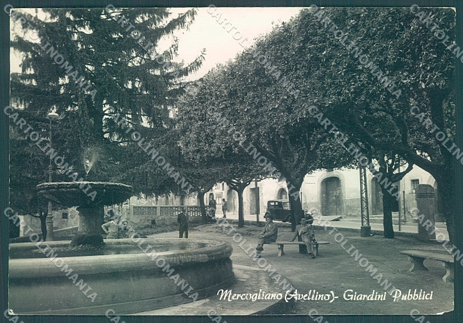 Avellino Mercogliano Giardini Pubblici Foto FG cartolina JK4119 – fronte