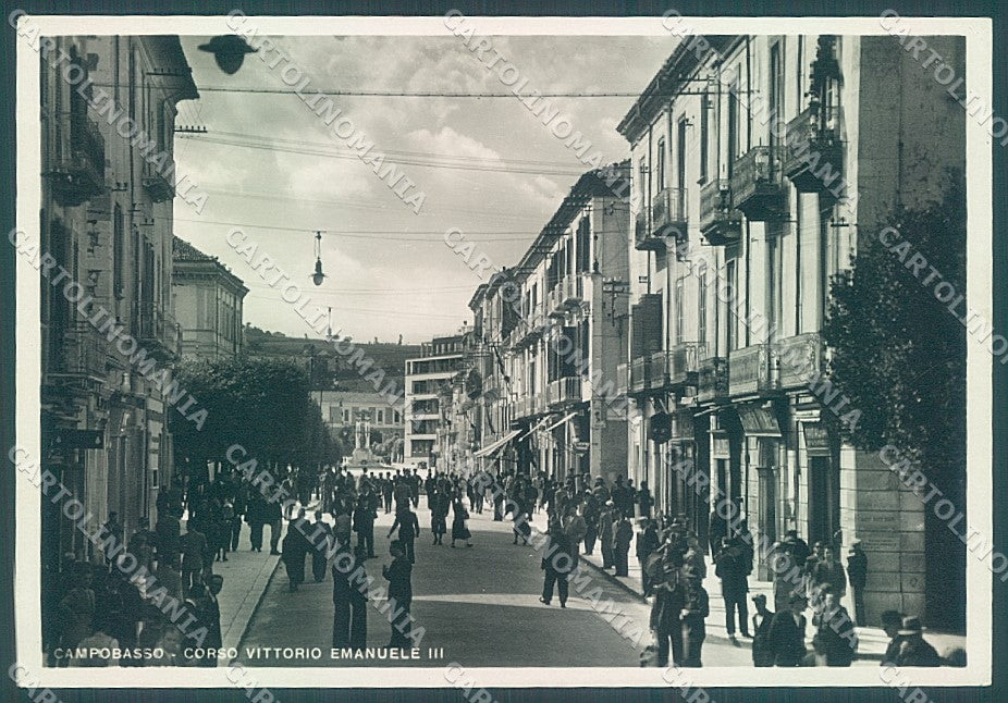 Campobasso Città Corso Vittorio Emanuele III Foto FG cartolina JK4123 – fronte