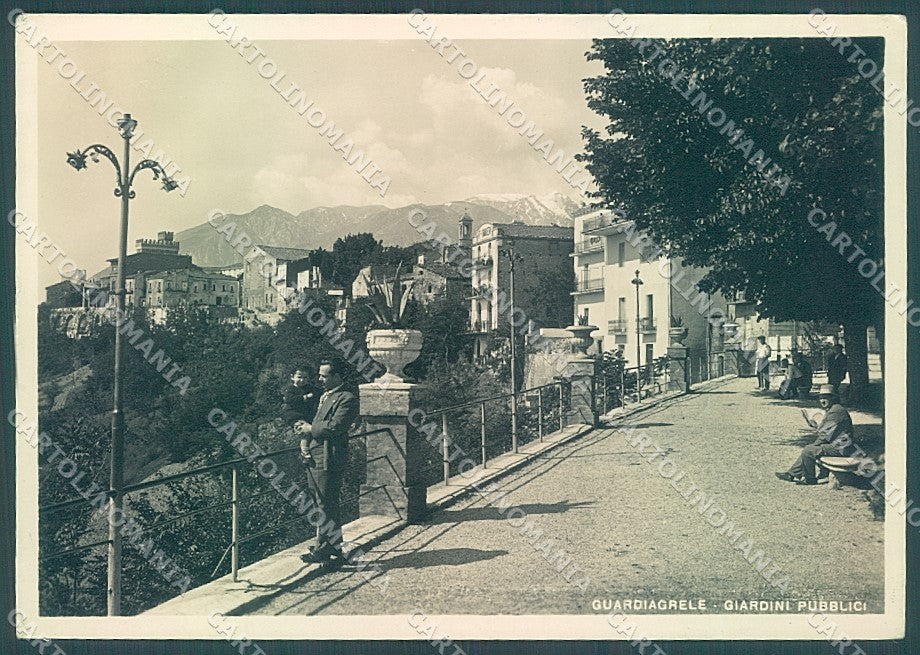 Chieti Guardiagrele Giardini Pubblici Foto FG cartolina JK4126 – fronte