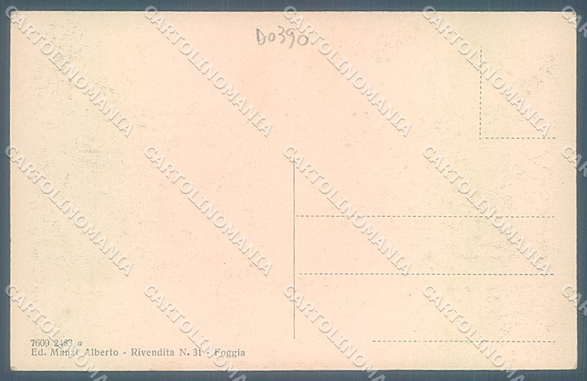 Foggia Città Duomo cartolina JK4130 – retro