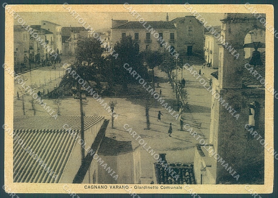Foggia Cagnano Varano Giardinetti Comunali PIEGHINE FG cartolina JK4132 – fronte