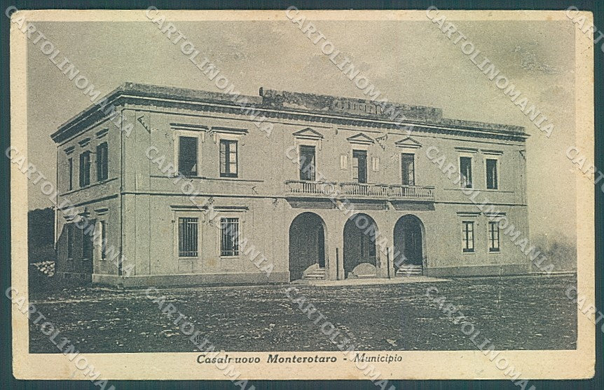 Foggia Casalnuovo Monterotaro Municipio cartolina JK4133 – fronte