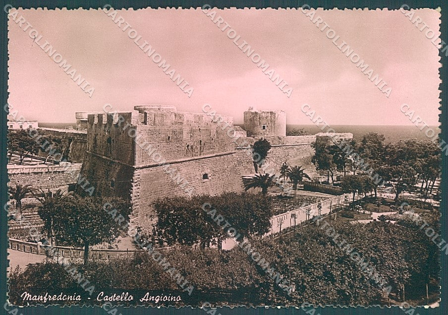 Foggia Manfredonia Castello Angioino Foto FG cartolina JK4137 – fronte