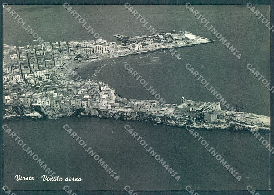 Foggia Vieste Veduta Aerea Foto FG cartolina JK4139 – fronte